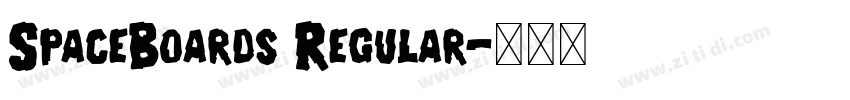 SpaceBoards Regular字体转换